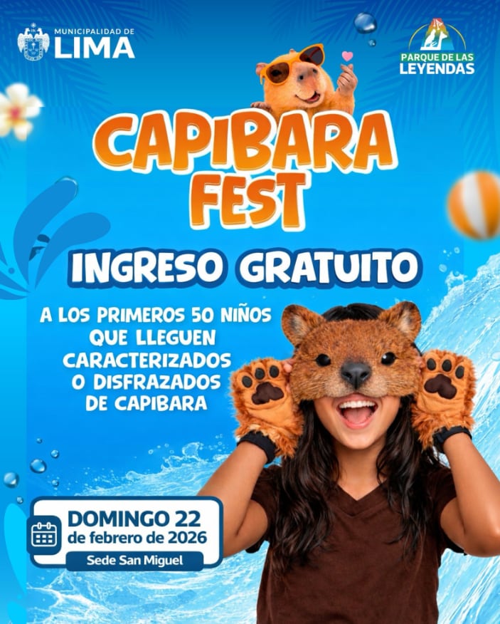 El evento comenzará desde las 11 a. m., aunque se recomienda llegar con anticipación - Créditos: Parque de las Leyendas.