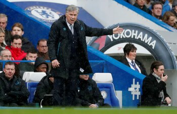 Carlo Ancelotti, director técnico del Everton (Reuters/Matthew Childs)
