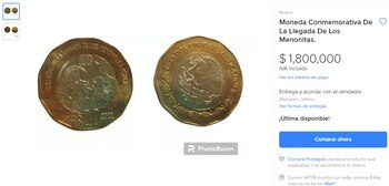 El ejemplar tiene un valor