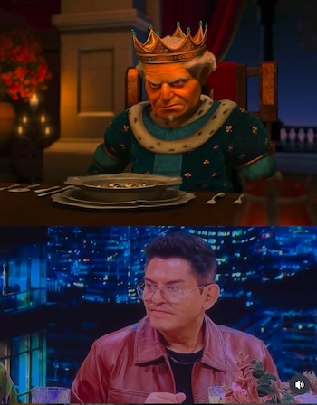 Ernesto Laguardia como un personaje de película
