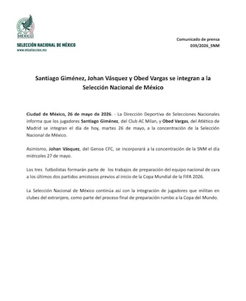 La concentración nacional continúa creciendo con la incorporación de jugadores procedentes del futbol europeo.
