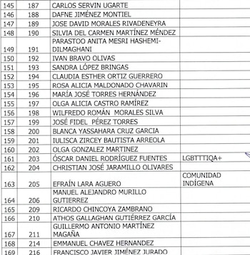 El Comité Técnico de Evaluación publicó la lista final de 369 aspirantes al INE.