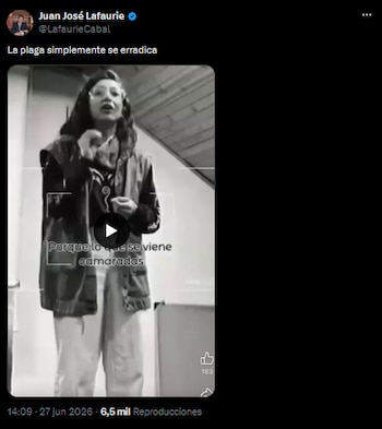Juan José Lafaurie respondió con contundencia a adversarios políticos - crédito @LafaurieCabal/X