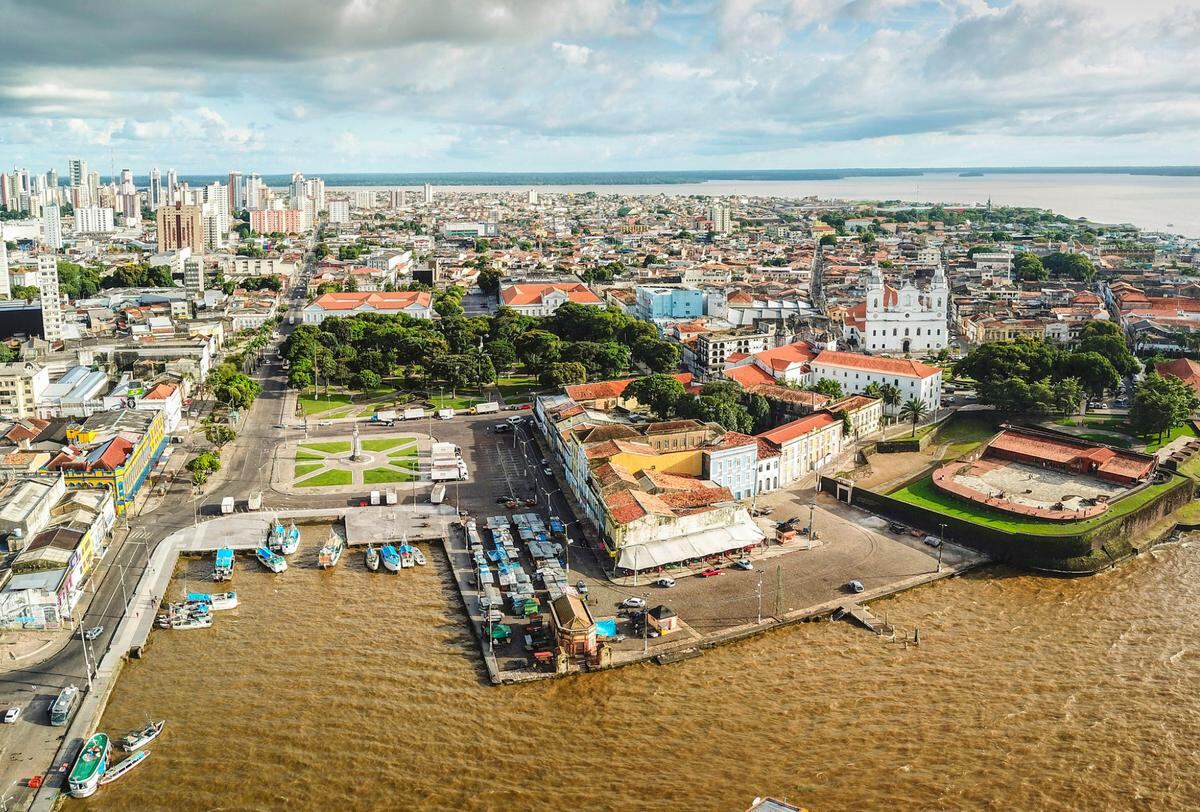 Belém, capital amazónica de Brasil, será sede de la COP30 y epicentro de debates ambientales globales en 2025 (Visit Brasil)