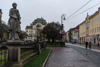 El centro de Kosice, Eslovaquia,