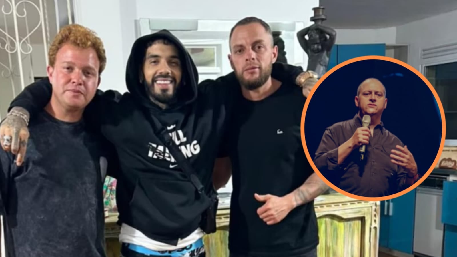 La visita del cantante Anuel AA a Antioquia reaviva la controversia sobre el legado de Pablo Escobar y el cartel de Medellín - crédito Composición fotográfica: Suministrado a Infobae Colombia; José Betanzos