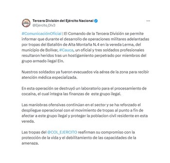 Comunicado de la Tercera División