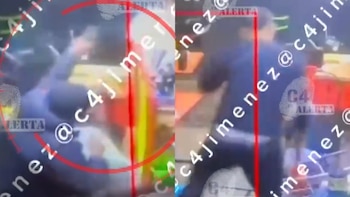 Los hombres al interior de la taquería también dispararon. Crédito: X - @c4jimenez