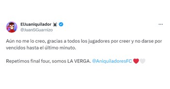 A través de su cuenta