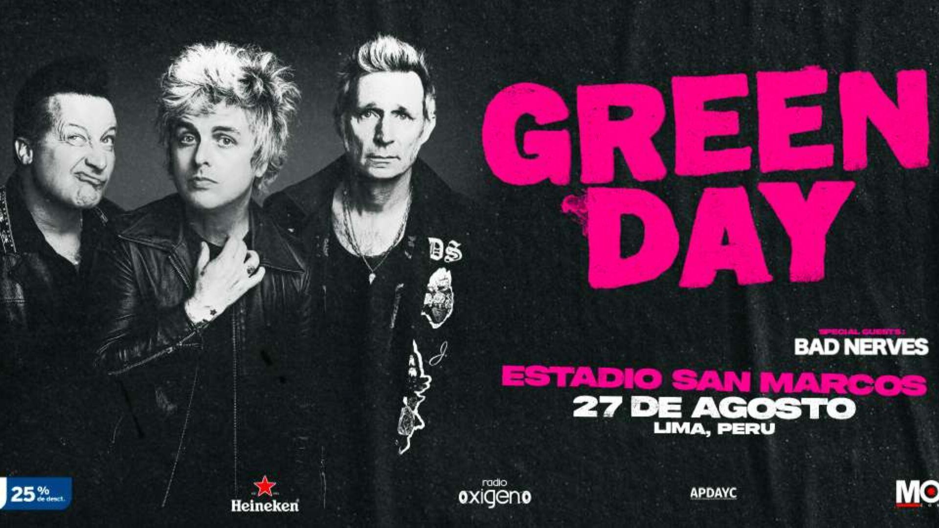 Entradas para Green Day en Perú también se venderán de forma presencial: precios, zonas y dónde comprar puntos de venta