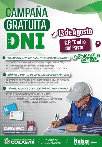 La campaña es gratuita para