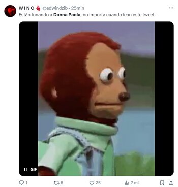 Cancelan con MEMES a Danna