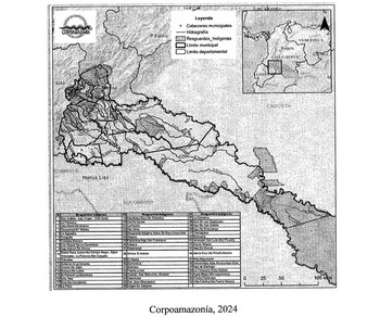 Iniciativa que reconoce al Putumayo como sujeto de derechos cuenta con el respaldo de las comunidades locales comprometidas con el futuro del ecosistema - crédito Corpoamazonia