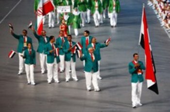 during the Opening Ceremony for