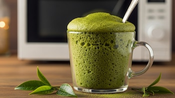Bizcocho de té verde al microondas: receta rápida, esponjosa y lista en minutos