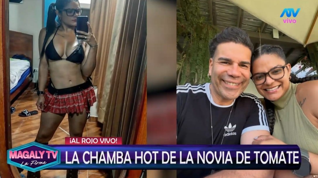 Vanessa López cuestiona si Tomate Barraza conocía los shows de su prometida: “Para casarte tienes que investigar”. Captura: Magaly TV La Firme.