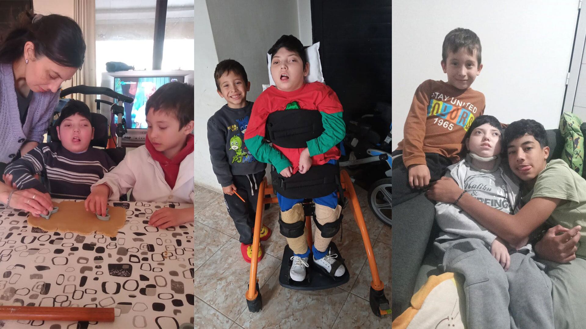 La familia Salvucci encontró en la unión una forma de darle apoyo