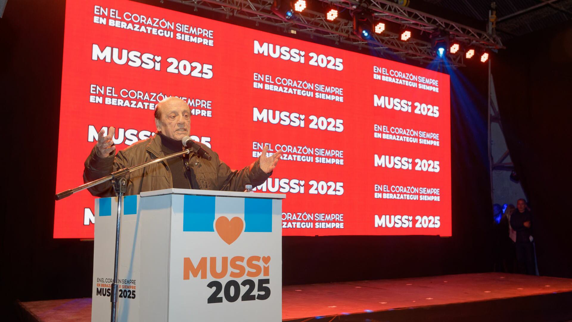 El intendente de Berazategui, Juan José Mussi, confirmó que su candidatura será testimonial