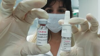 Candidatas a vacuna cubana (@BioCubaFarma)