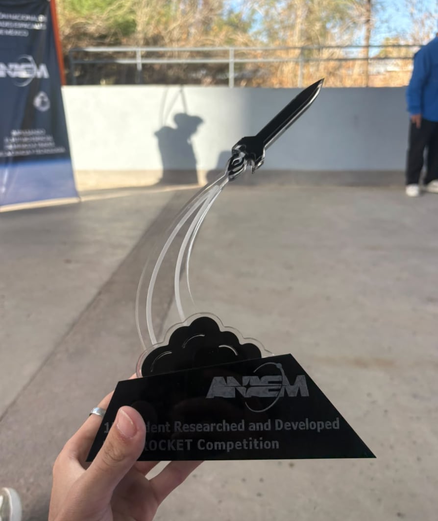 Singularity Rocket Technologies obtuvo el primer lugar en la competencia internacional BAJA ROCKET Science 2026, celebrada en México. Cortesía: Universidad Fidélitas