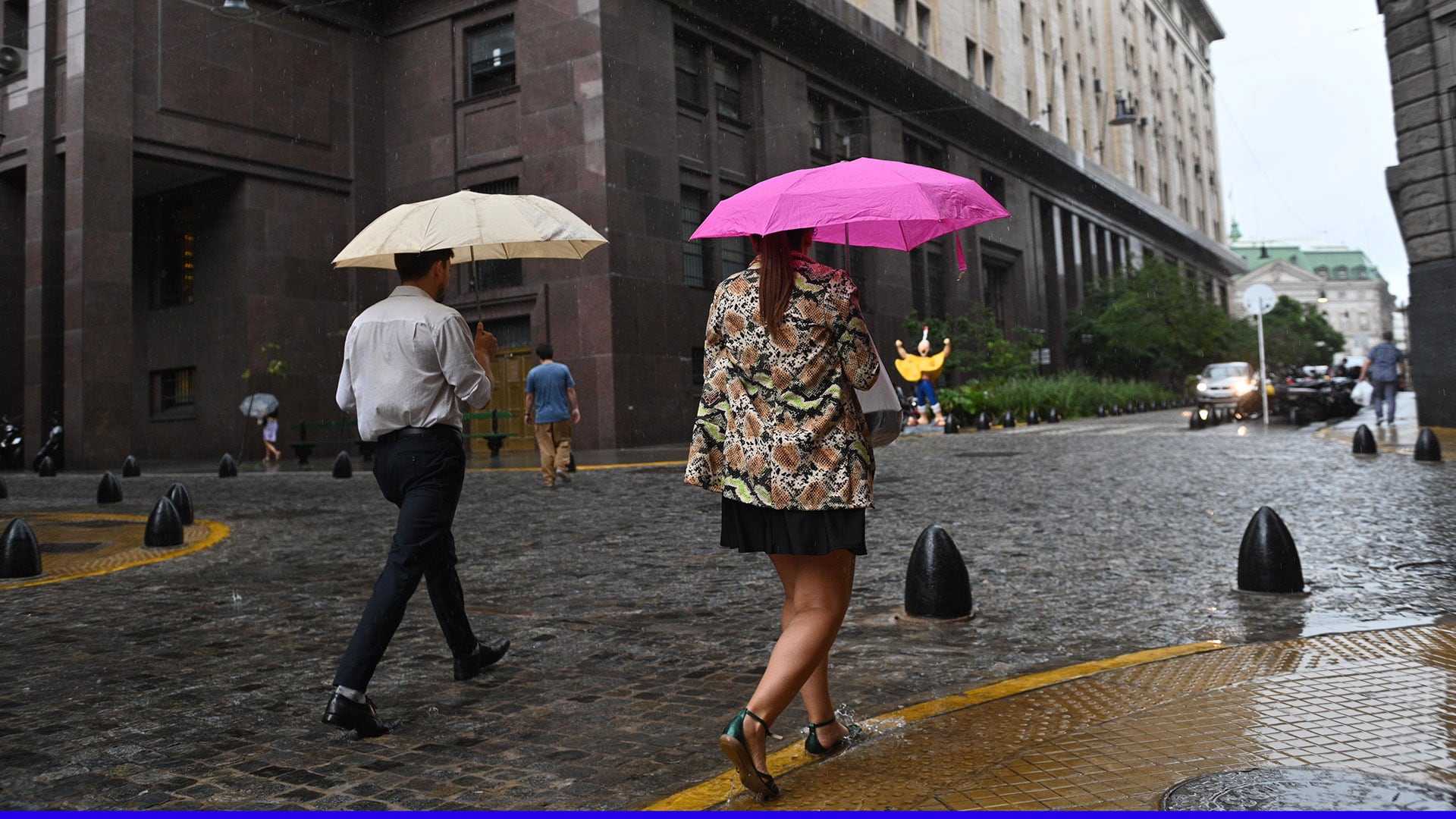 Las precipitaciones se extenderán hasta el lunes (Télam)