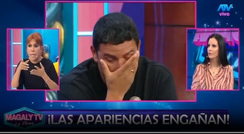 Magaly Medina y especialista desenmascaran supuesto llanto de Reimond Manco. Captura: Magaly TV La Firme.