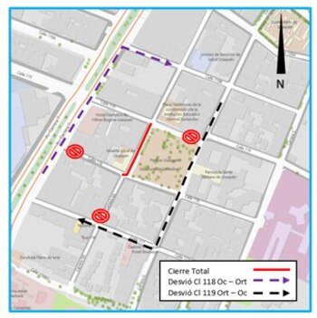 Cierres Plaza Fundacional Usaquén. Foto: