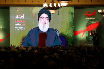 Nasrallah celebró la incorporación de las nuevas armas, por primera vez en la historia de la resistencia libanesa (REUTERS)