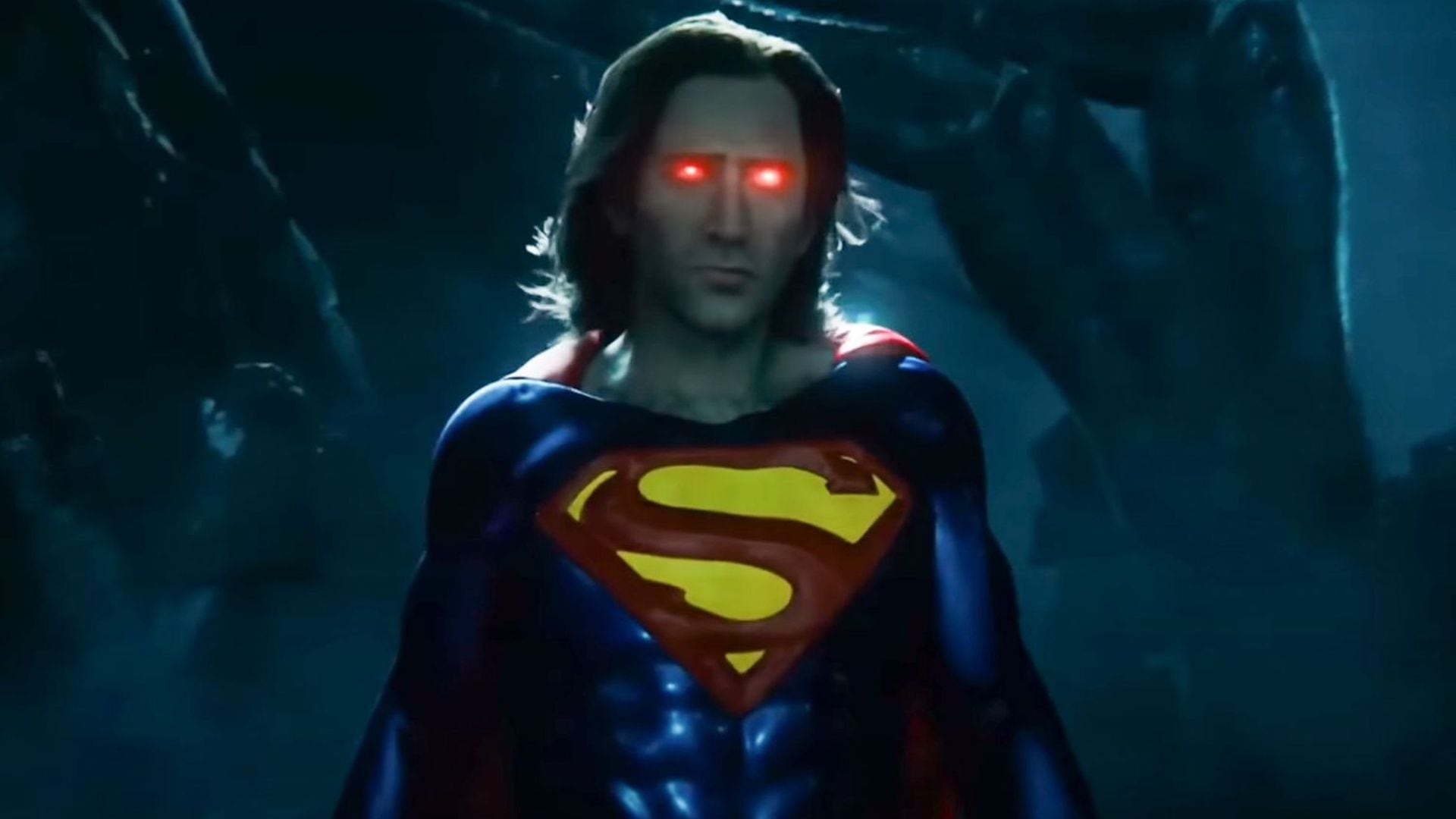 The Flash recuperó en 2023 a Nicolas Cage como Superman con una versión digital que reemplazó su participación con traje y recibió críticas técnicas (Warner Bros.)