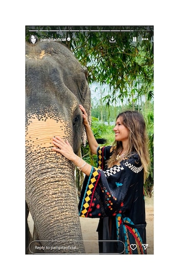 La modelo compartió varias imágenes de sus días en Tailandia