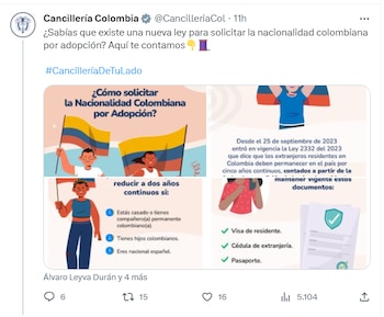 La Cancillería destacó la nueva