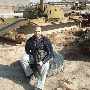 Newton durante una misión en