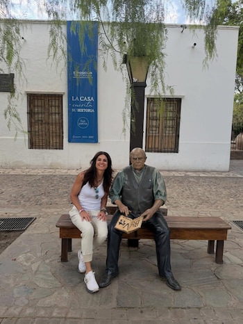 Gabi Sabatini en el Museo