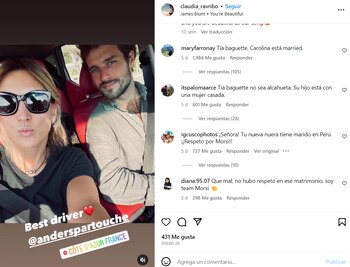 Usuarios criticaron a Claudia Ravnbo.