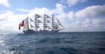 Arribo al Puerto de Miami del Buque Escuela a Vela BAP Unión como parte del itinerario de su primera vuelta al mundo.