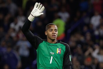 Wuilker Faríñez arquero de Venezuela,