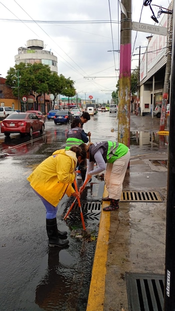Encharcamientos por lluvias.