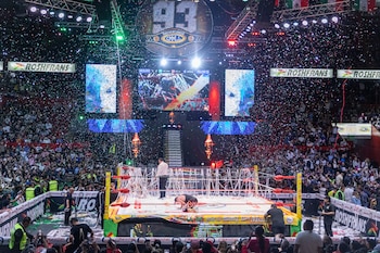 La Arena México celebró con la victoria de Místico. (Foto: Óscar Reyes)