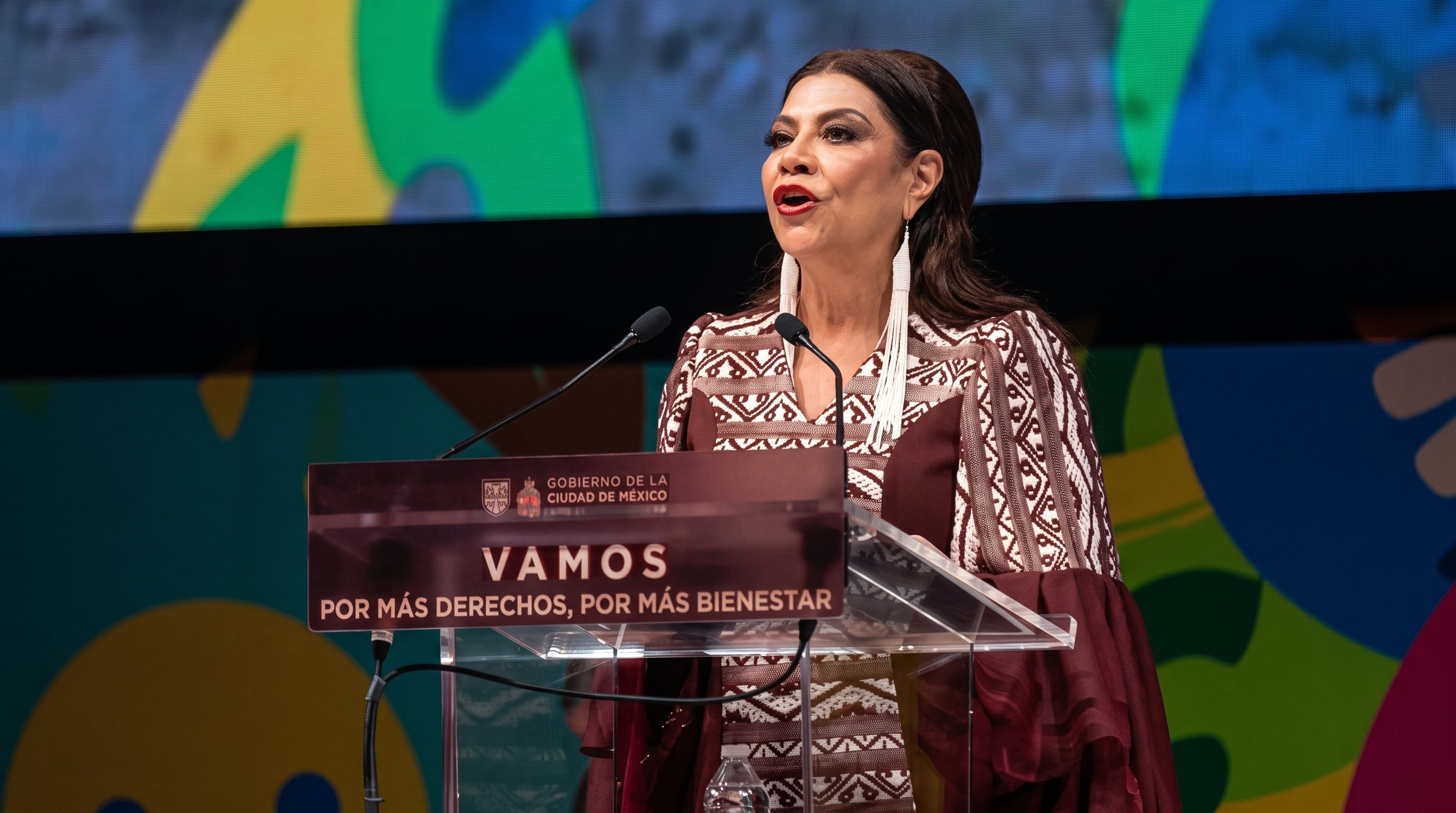 Clara Brugada rindió su segundo informe de gobierno en la CDMX.