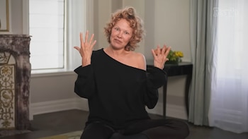 La estrella de Hollywood promueve