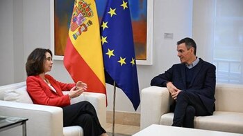 Sánchez analiza con la CEO