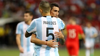 Ángel Di María y Leandro