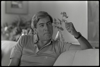 El escritor peruano Mario Vargas