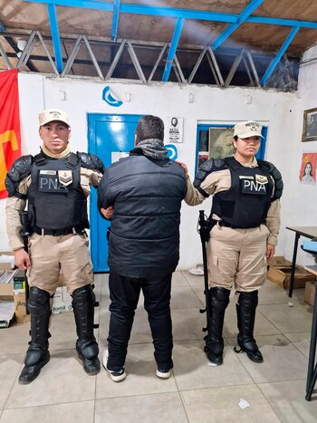 En los allanamientos un hombre