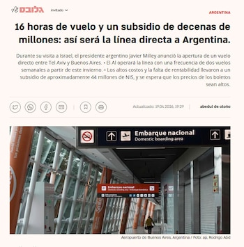 Collage Javier Millei - Prensa Internacional