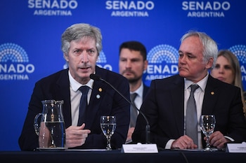 El presidente del Banco Central, Santiago Bausili, y el vice del BCRA; Vladimir Werning