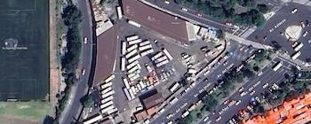 El sitio donde cayó la