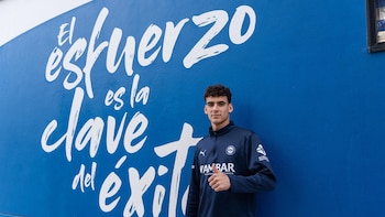 El extremo Ángel Pérez se