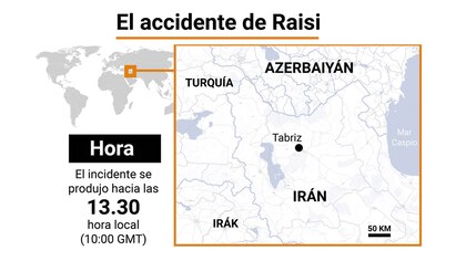 Todo lo que se sabe hasta ahora sobre el accidente de helicóptero que mató al mandatario de Irán