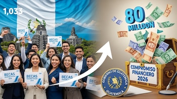 El Gobierno de Guatemala preseleccionó a 1.033 jóvenes para becas por nuestro futuro 2026